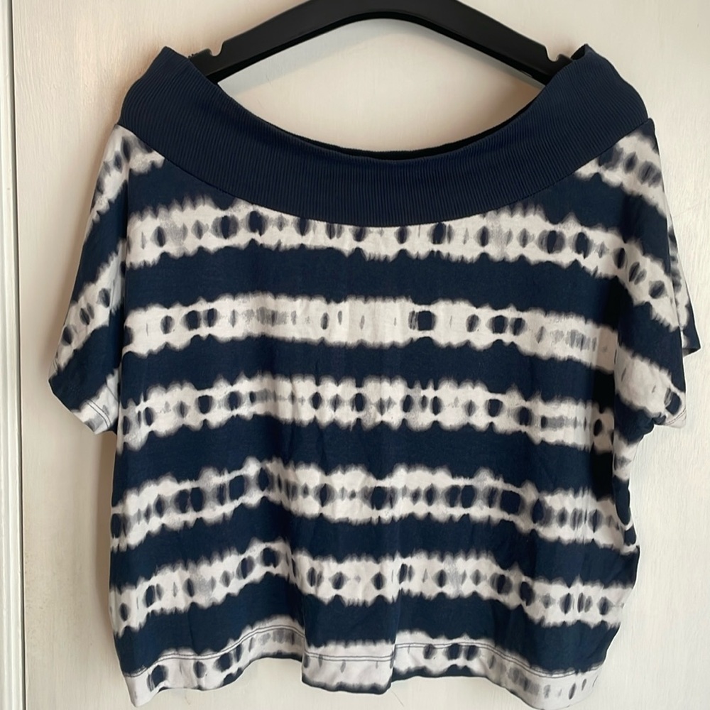 LOFT Lounge Off-the-shoulder Tie Die Top XS